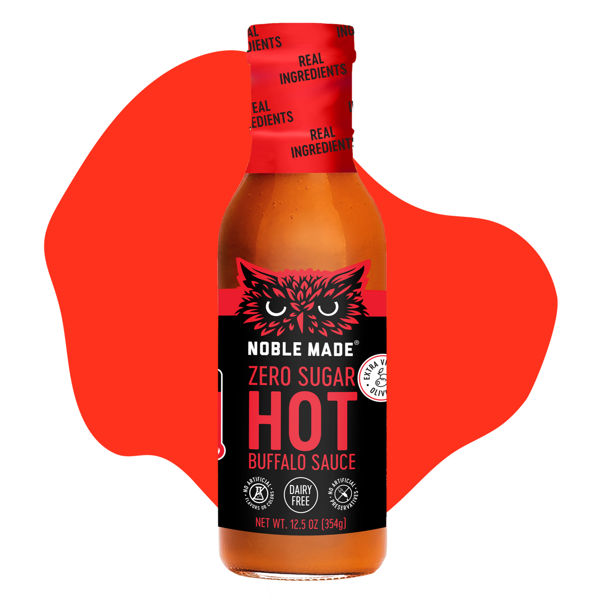 Whole30 Approved Buffalo Hot Sauce with Certified Paleo, Gluten